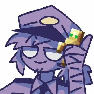 😎 emoji you are gay💜 Telegram sticker 21 of 48