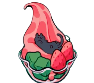 🐱 emoji food @itsxcvinow Telegram sticker 1 of 27