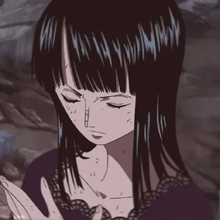 💋 emoji Nico Robin by @castoricekisser_info Telegram sticker 14 of 80