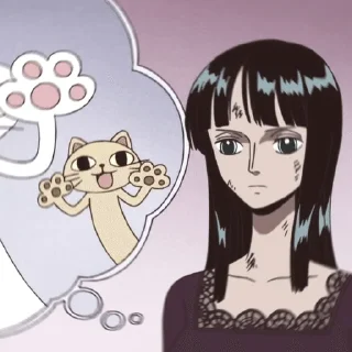 💋 emoji Nico Robin by @castoricekisser_info Telegram sticker 18 of 80