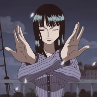 💋 emoji Nico Robin by @castoricekisser_info Telegram sticker 15 of 80