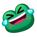 😂 emoji Frog Emoji Pack @TgSticker Telegram sticker 6 of 50