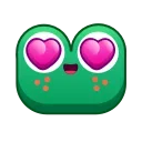 😍 emoji Frog Emoji Pack @TgSticker Telegram sticker 12 of 50