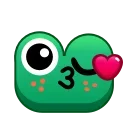 😘 emoji Frog Emoji Pack @TgSticker Telegram sticker 14 of 50