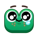 😢 emoji Frog Emoji Pack @TgSticker Telegram sticker 7 of 50