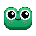 🙂 emoji Frog Emoji Pack @TgSticker Telegram sticker 10 of 50