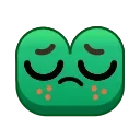 😔 emoji Frog Emoji Pack @TgSticker Telegram sticker 24 of 50