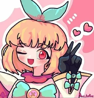 🥰 emoji ангела mlbb Telegram sticker 13 of 36