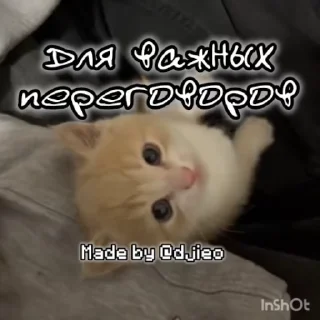 Sticker from @djieo Для важных переговоров!!