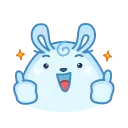 👍 emoji Кроль (@TgSticker) Telegram sticker 13 of 25
