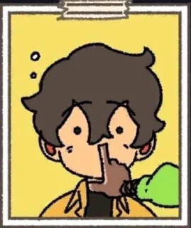 😶 emoji Не совсем герой Telegram sticker 23 of 42