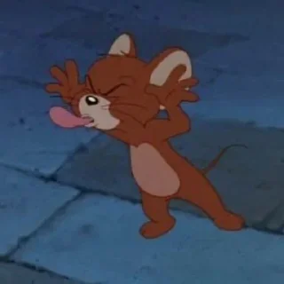 😛 emoji Tom and Jerry Telegram sticker 24 of 55