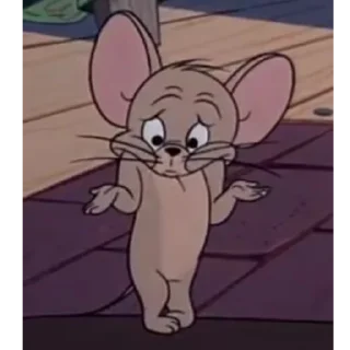 🤷‍♂ emoji Tom and Jerry Telegram sticker 23 of 55