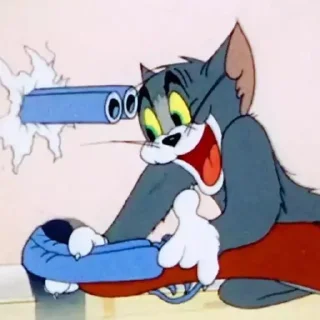 😀 emoji Tom and Jerry Telegram sticker 15 of 55