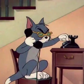 📞 emoji Tom and Jerry Telegram sticker 19 of 55