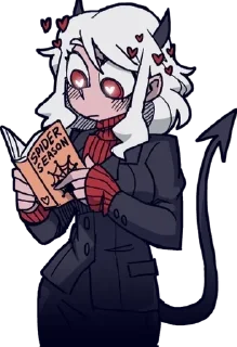 Sticker from Helltaker by @Enam6327