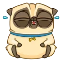 Sticker from Penny Pug