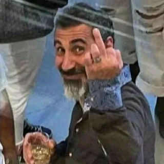 🖕 emoji @stdbmrk system of a down Telegram sticker 17 of 28