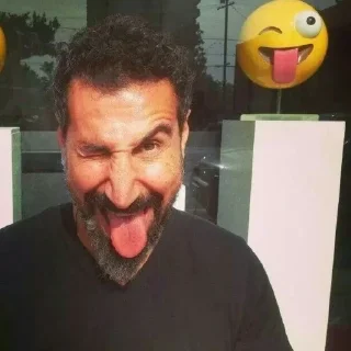 😜 emoji @stdbmrk system of a down Telegram sticker 8 of 28
