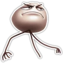 😎 emoji Rage Faces VK Telegram sticker 7 of 9