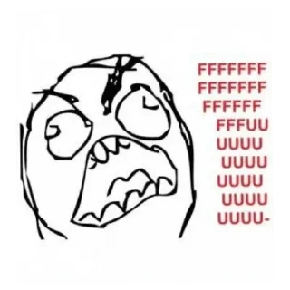 🌟 emoji rage face by @Tarakan721 Telegram sticker 9 of 92