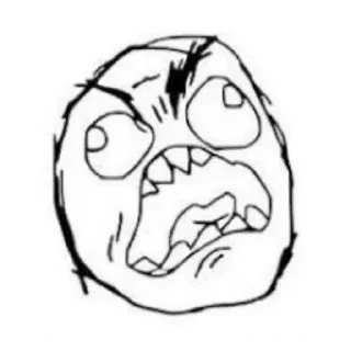 🌟 emoji rage face by @Tarakan721 Telegram sticker 10 of 92