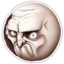 👿 emoji Rage Faces VK Telegram sticker 8 of 9