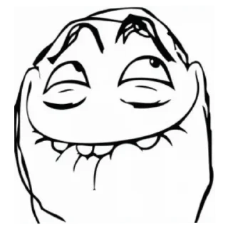 Sticker from rage face by @Tarakan721