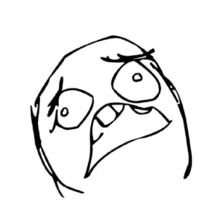 🙂 emoji rage face by @Tarakan721 Telegram sticker 23 of 92