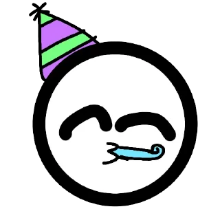 🥳 emoji Sweet Telegram sticker 20 of 35
