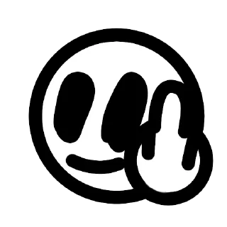 🖕 emoji Sweet Telegram sticker 11 of 35