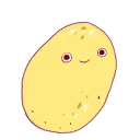 Sticker from Sweet potatos