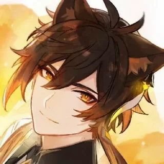 🙂 emoji Zhongli by @genshiin_impact Telegram sticker 16 of 30