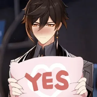 Sticker from Zhongli by @genshiin_impact
