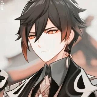 🤨 emoji Zhongli by @genshiin_impact Telegram sticker 22 of 30