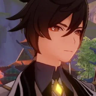 🤨 emoji Zhongli by @genshiin_impact Telegram sticker 9 of 30