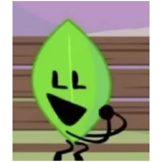 Sticker from BFB / Leafy (@emopix)
