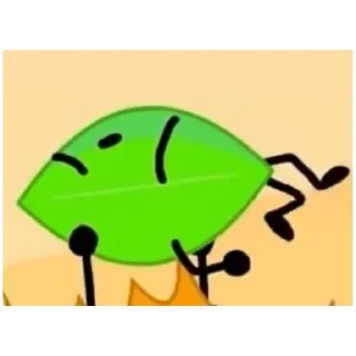 Sticker from BFB / Leafy (@emopix)