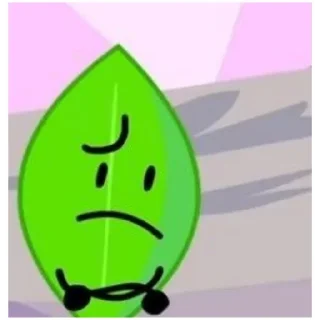Sticker from BFB / Leafy (@emopix)