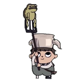 🙁 emoji @animesticks :: По ту сторону изгороди Telegram sticker 21 of 59
