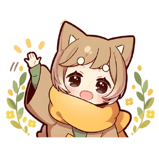 Sticker from Щенок Шиба @nyasticks