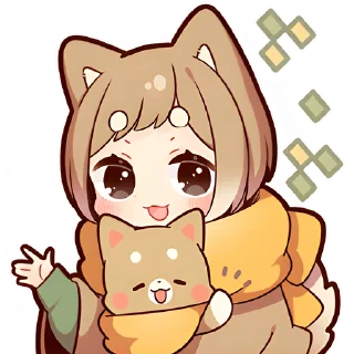 Sticker from Щенок Шиба @Nyasticks