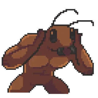 😱 emoji Ant colony meme forests Telegram sticker 19 of 89