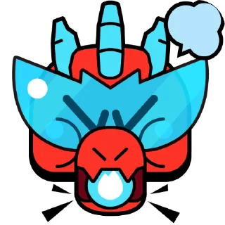 Sticker from buzz godzilla pins