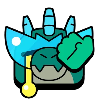 Sticker from buzz godzilla pins