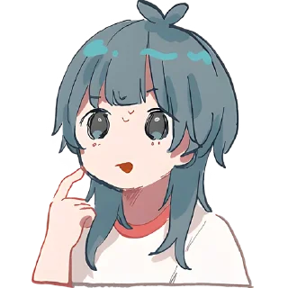 😯 emoji Медуза-тян @Nyasticks Telegram sticker 8 of 42