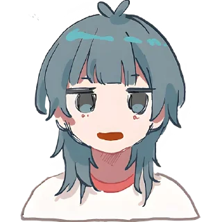 🙃 emoji Медуза-тян @Nyasticks Telegram sticker 24 of 42