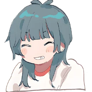 😁 emoji Медуза-тян @Nyasticks Telegram sticker 14 of 42
