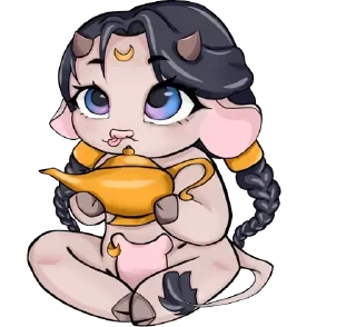 🌙 emoji 🎨 Default's Skins Telegram sticker 8 of 82