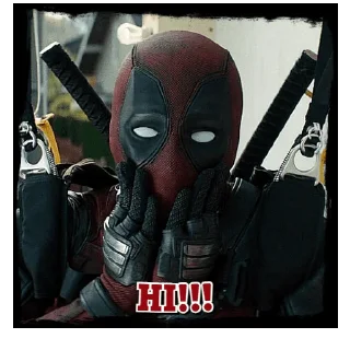 😲 emoji Дедпул | @Geek_Universe_Stickers | @Leo_21 Telegram sticker 17 of 30